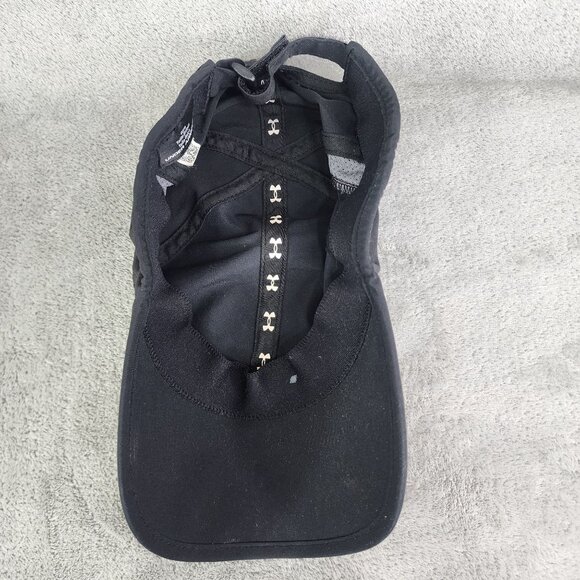 Mens Black Under Armour OSFA Performance Cap One Size Fits All Adjustable - Picture 7 of 8